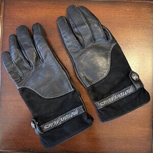 Harley Davidson Leather and Suede Riding Gloves size Large